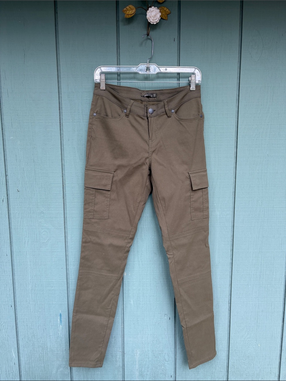 Prana Women's Skinny Pants in Olive